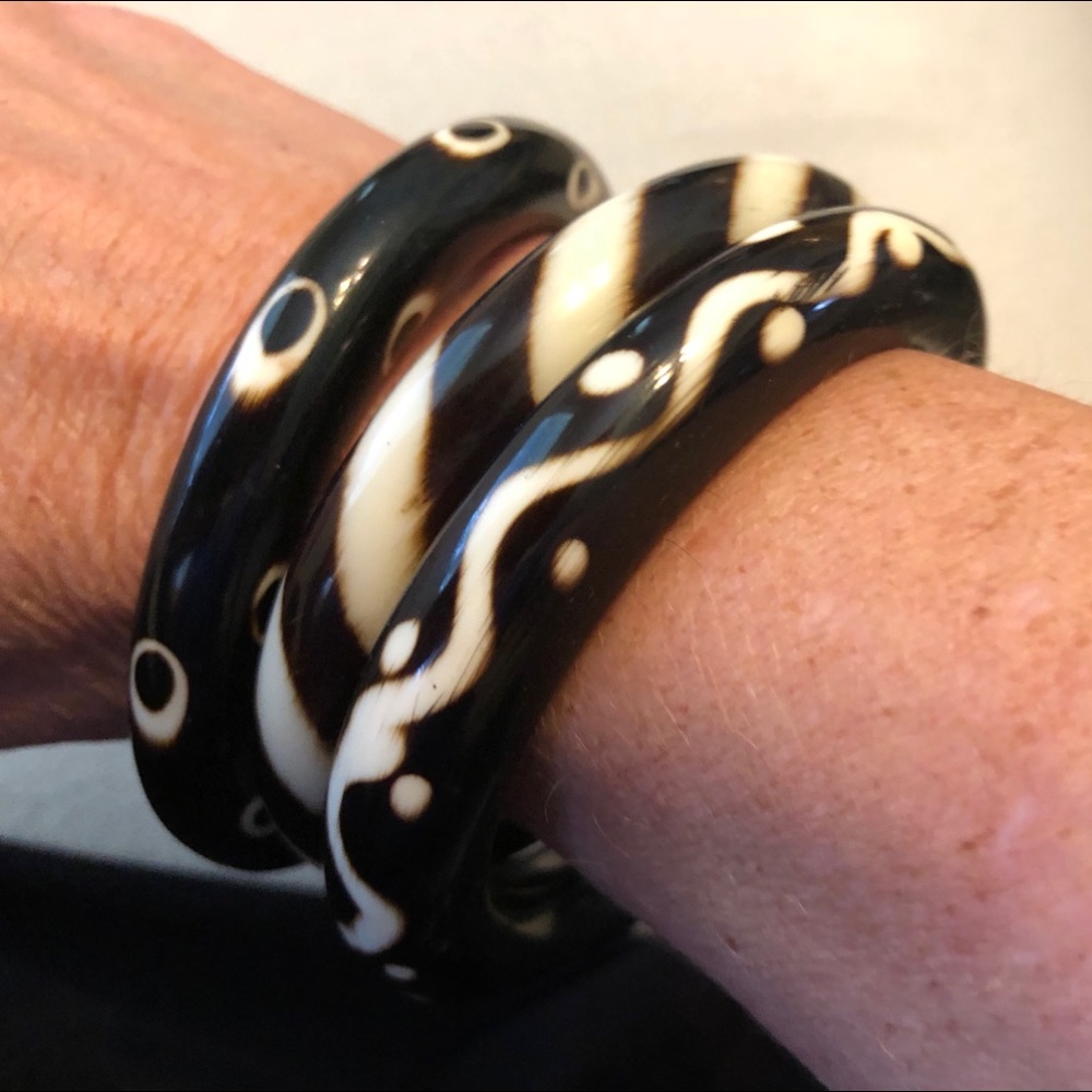 3 bangle bracelet set